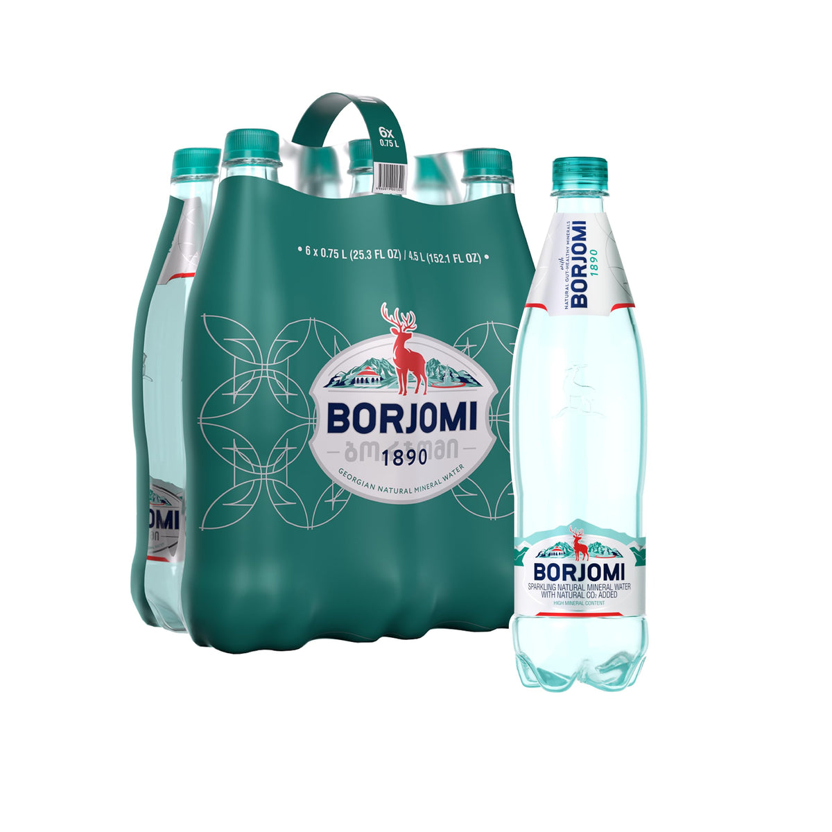 Sparkling Mineral Water 33.8 oz 6 Pack Q2769