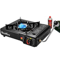 Portable Dual Fuel Single Burner Camping Stove Q14538