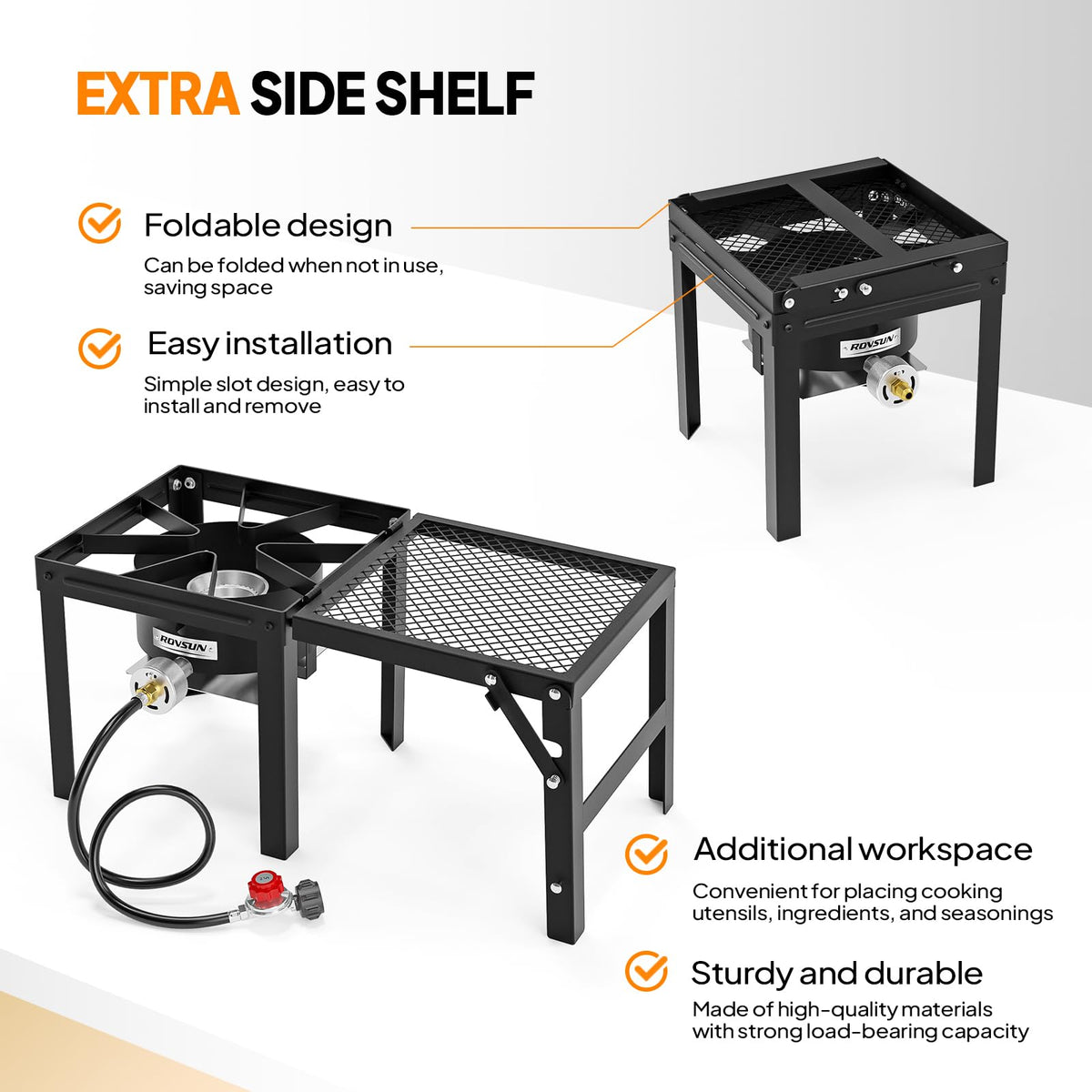 Portable Single Burner Propane Camp Stove E230