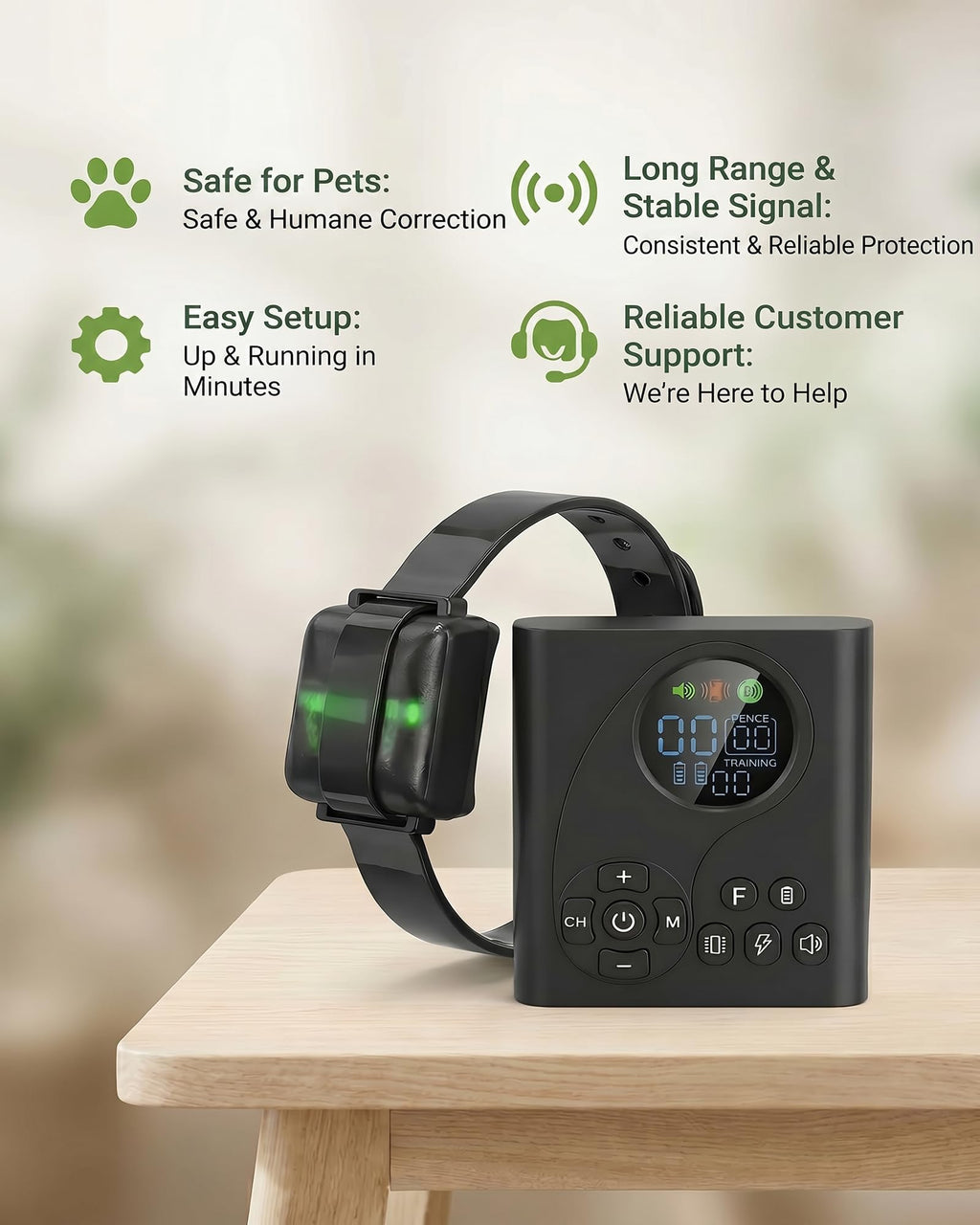 Wireless Dog Fence with Remote Collar F86343