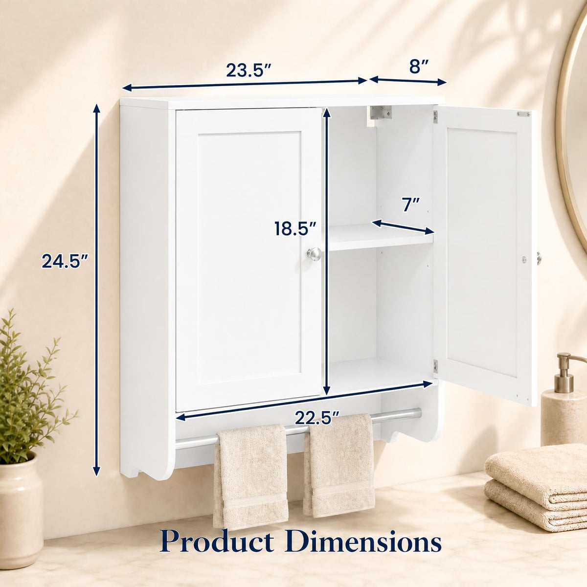 Wall Mounted Bathroom Cabinet K709855