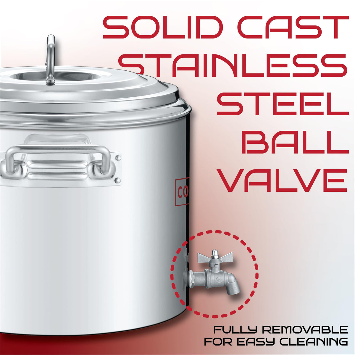 Stainless Steel Insulated Double Wall Stock Pot 40 Quart Y52481