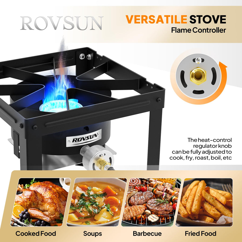 Portable Single Burner Propane Camp Stove E230