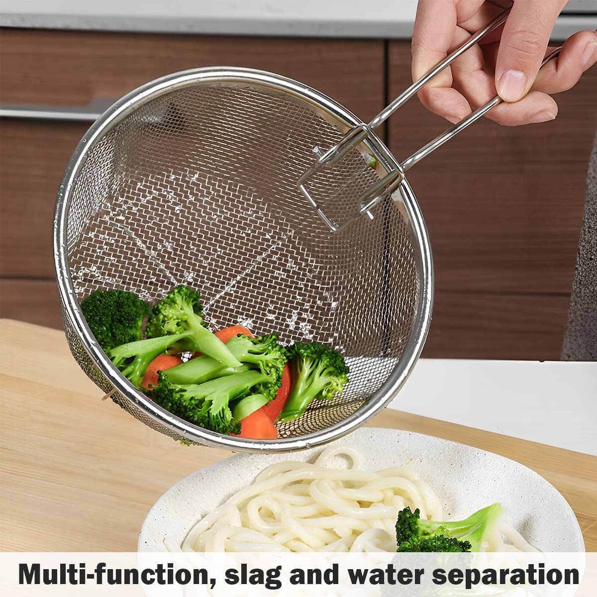 Stainless Steel Deep Fry Basket with Detachable Handle M539153