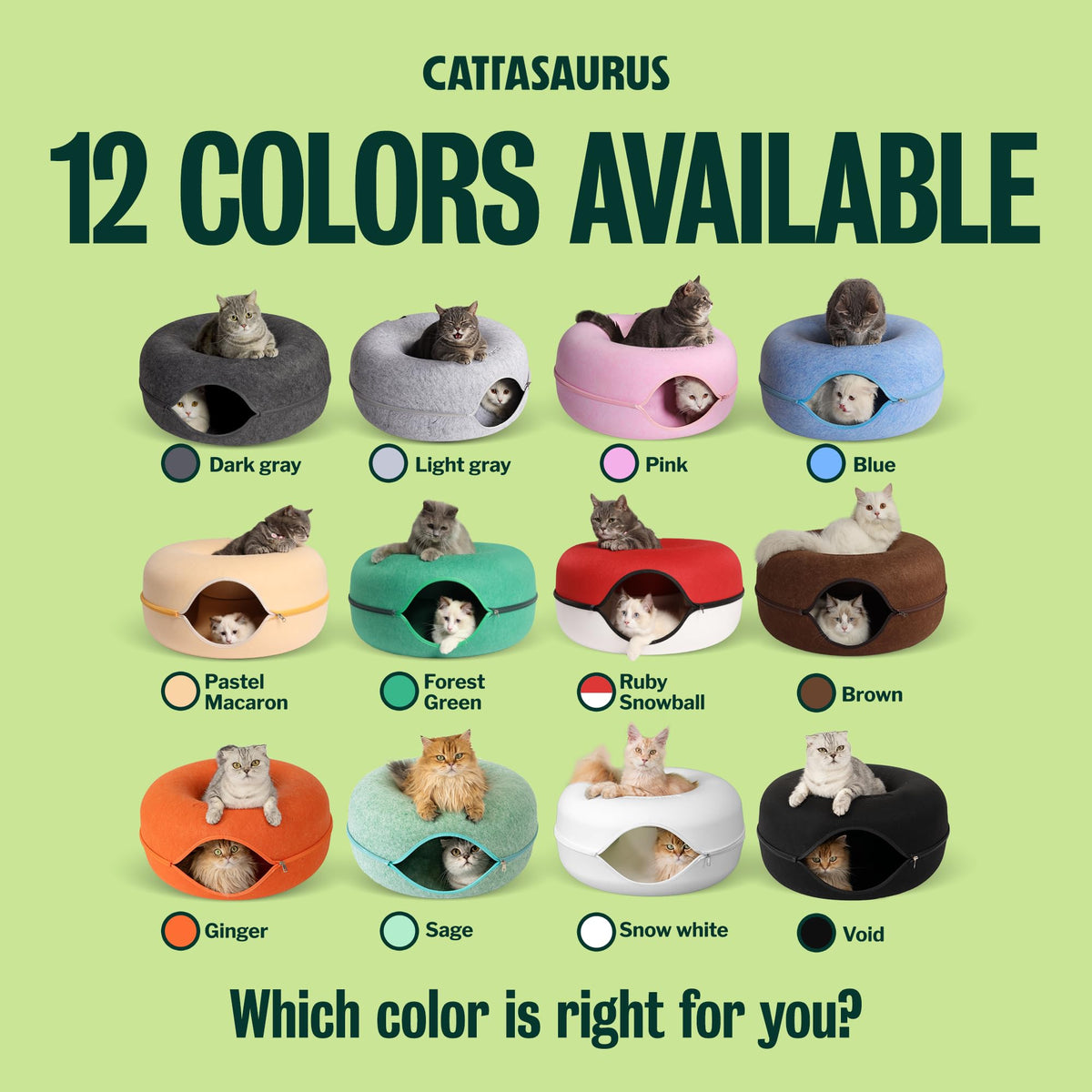 Large Dark Gray Cat Cave Bed F64475