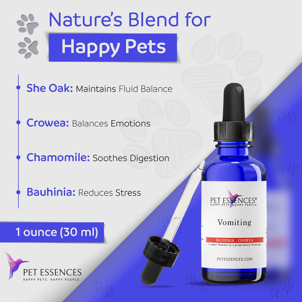 1 oz Natural Flower Essences for Dogs, Cats & Horses F391