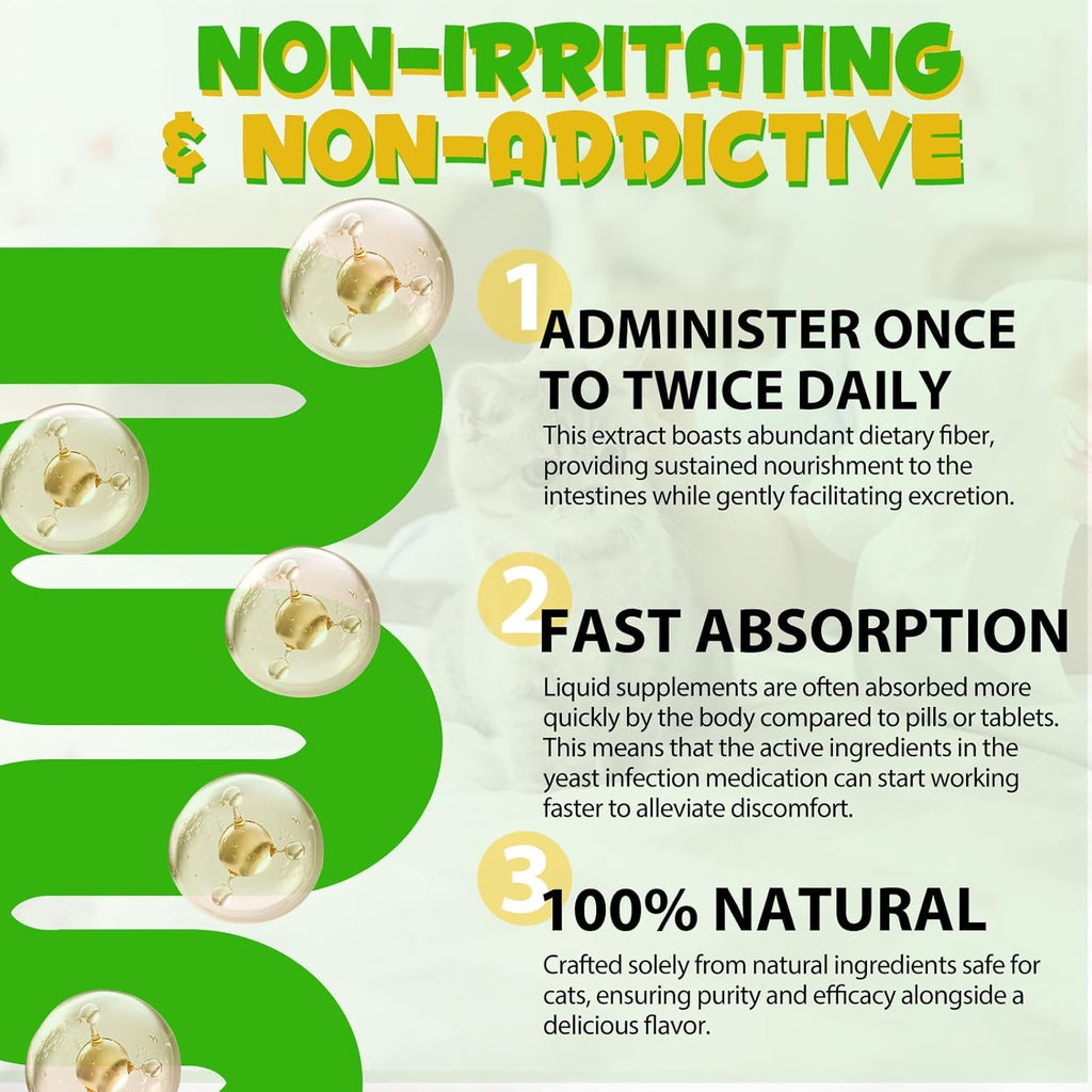 2 oz Probiotic Cat Laxative Stool Softener I661