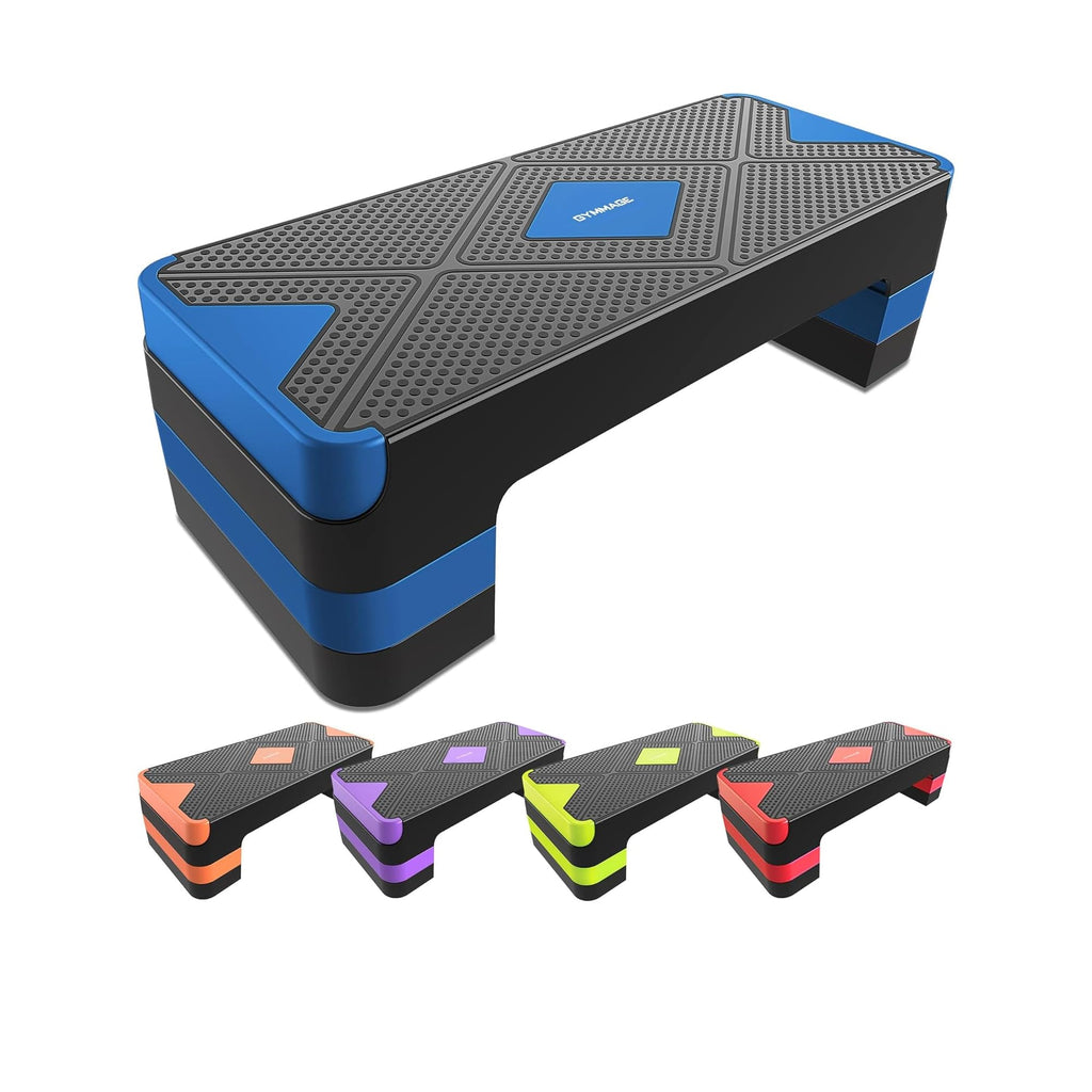 Adjustable Aerobic Exercise Step with 4” 6” 8” Risers M5106