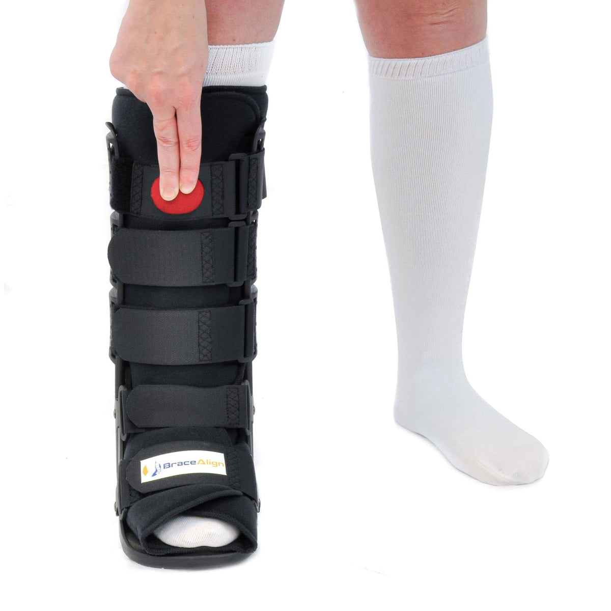 Tall CAM Walker Boot with Ankle & Foot Ice Pack Cold Wrap A859