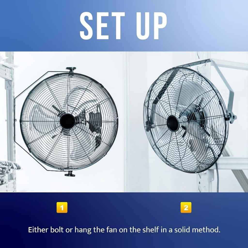 20 Inch 3 Speed Metal Floor Fan E2000