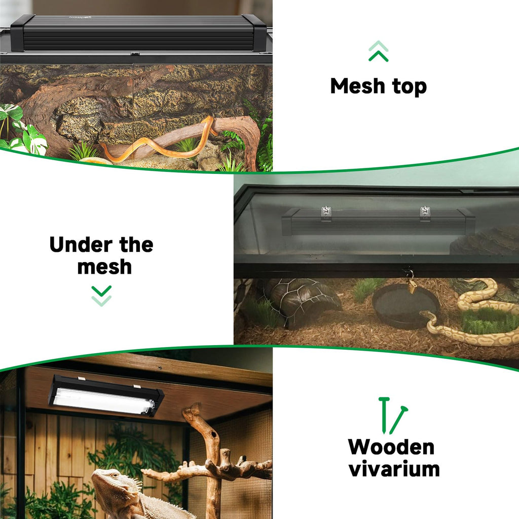 8W UVB Reptile Light Fixture Kit B445