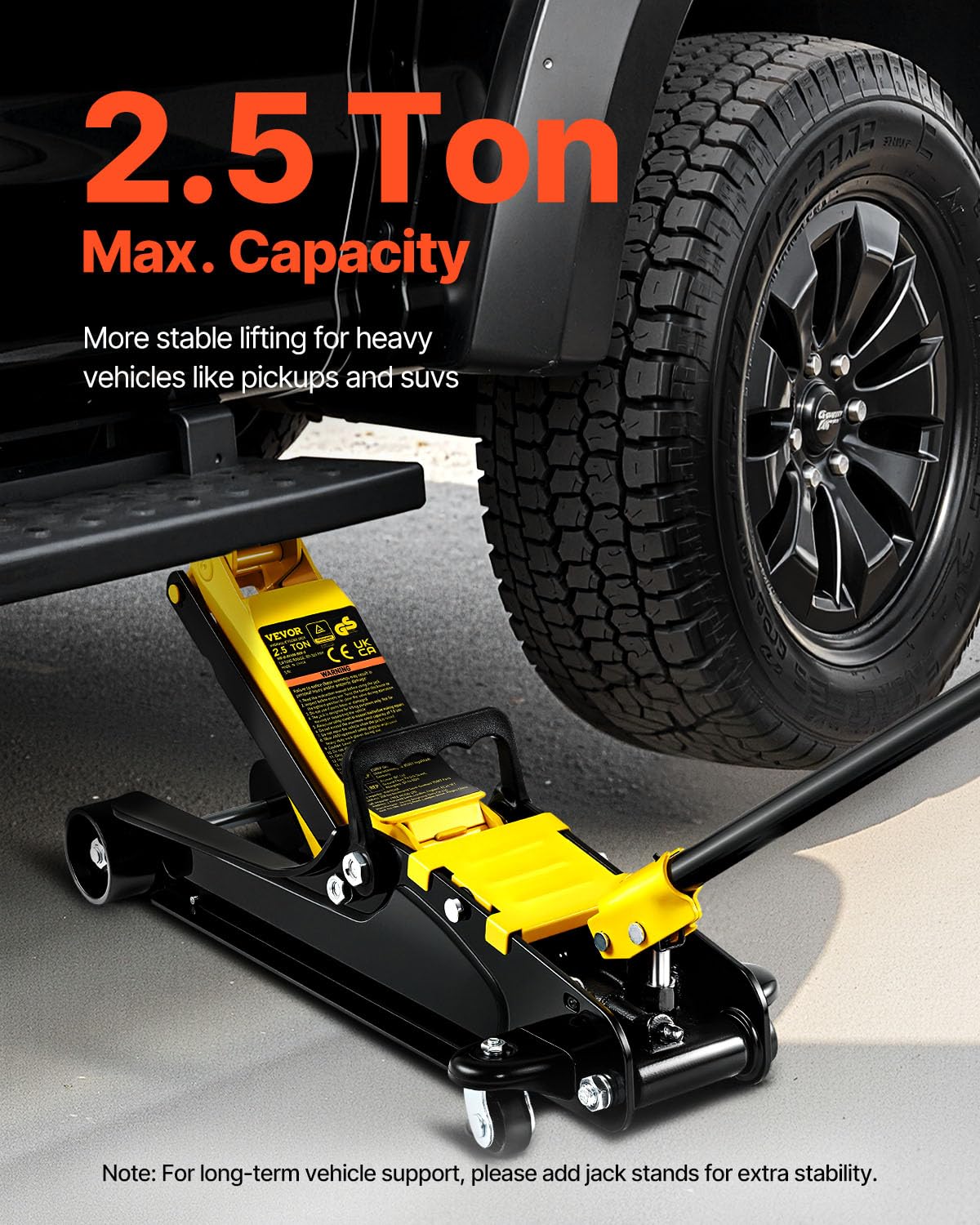 2.5 Ton Low Profile Steel Floor Jack C11196