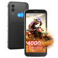 Unlocked Rugged Cell Phone 128GB IP68 Waterproof Android Smartphone Black L378