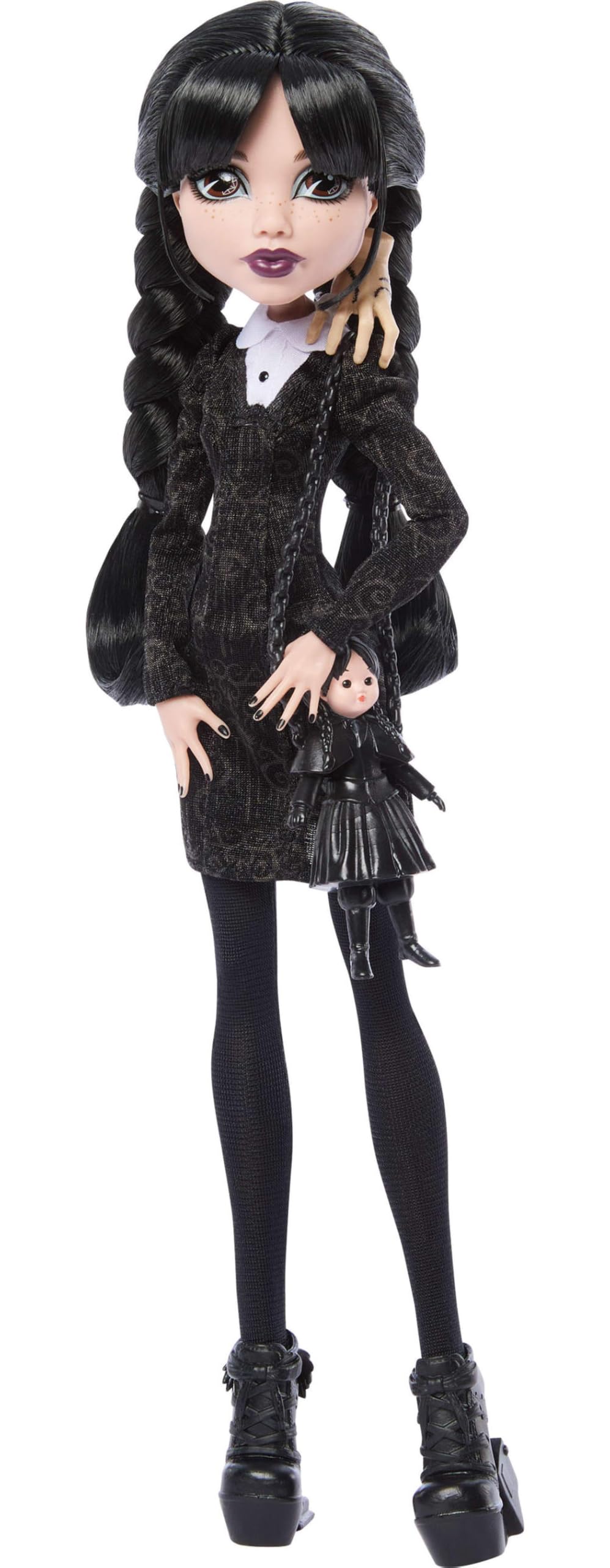 Black Dress Doll with Stockings and Accessories X95023