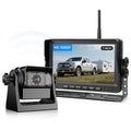 Wireless WiFi Magnetic Backup Camera 7" IPS Monitor HD 1080P Rechargeable Battery K874592