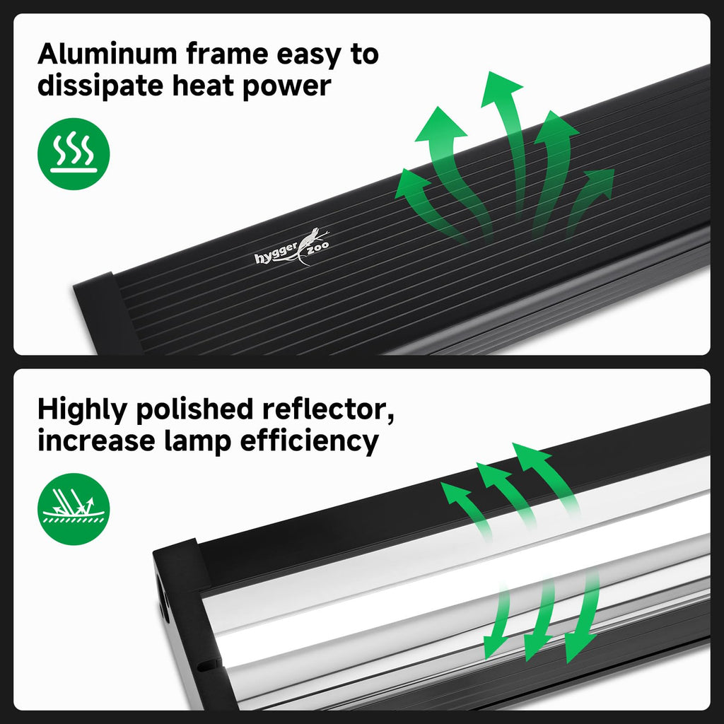 8W UVB Reptile Light Fixture Kit B445