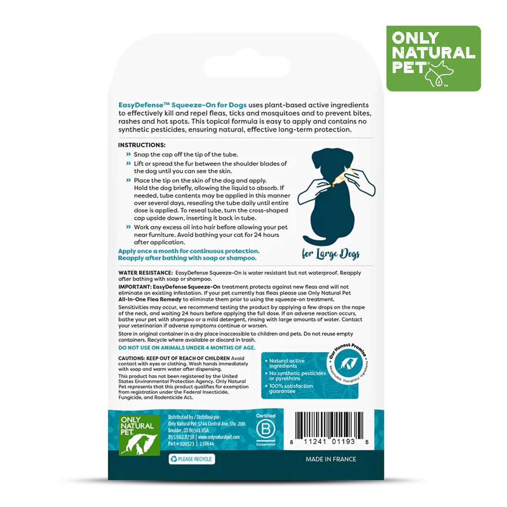 Flea and Tick Prevention for Large Breed Dogs D7302