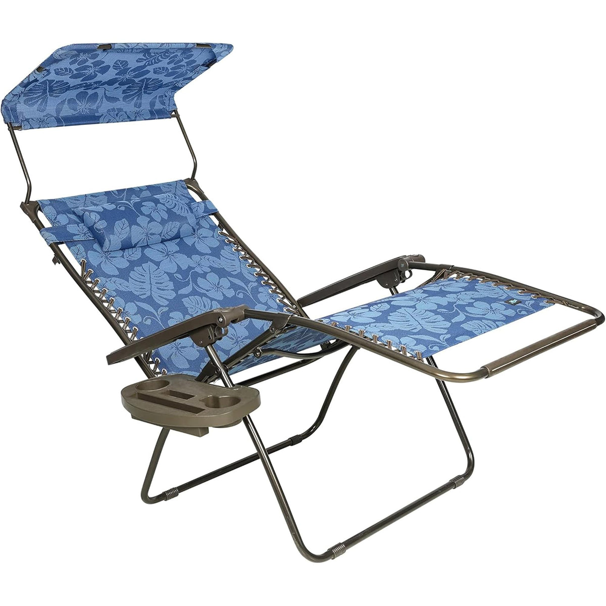 Blue Set of 2 Zero Gravity Outdoor Lounge Chair I52100