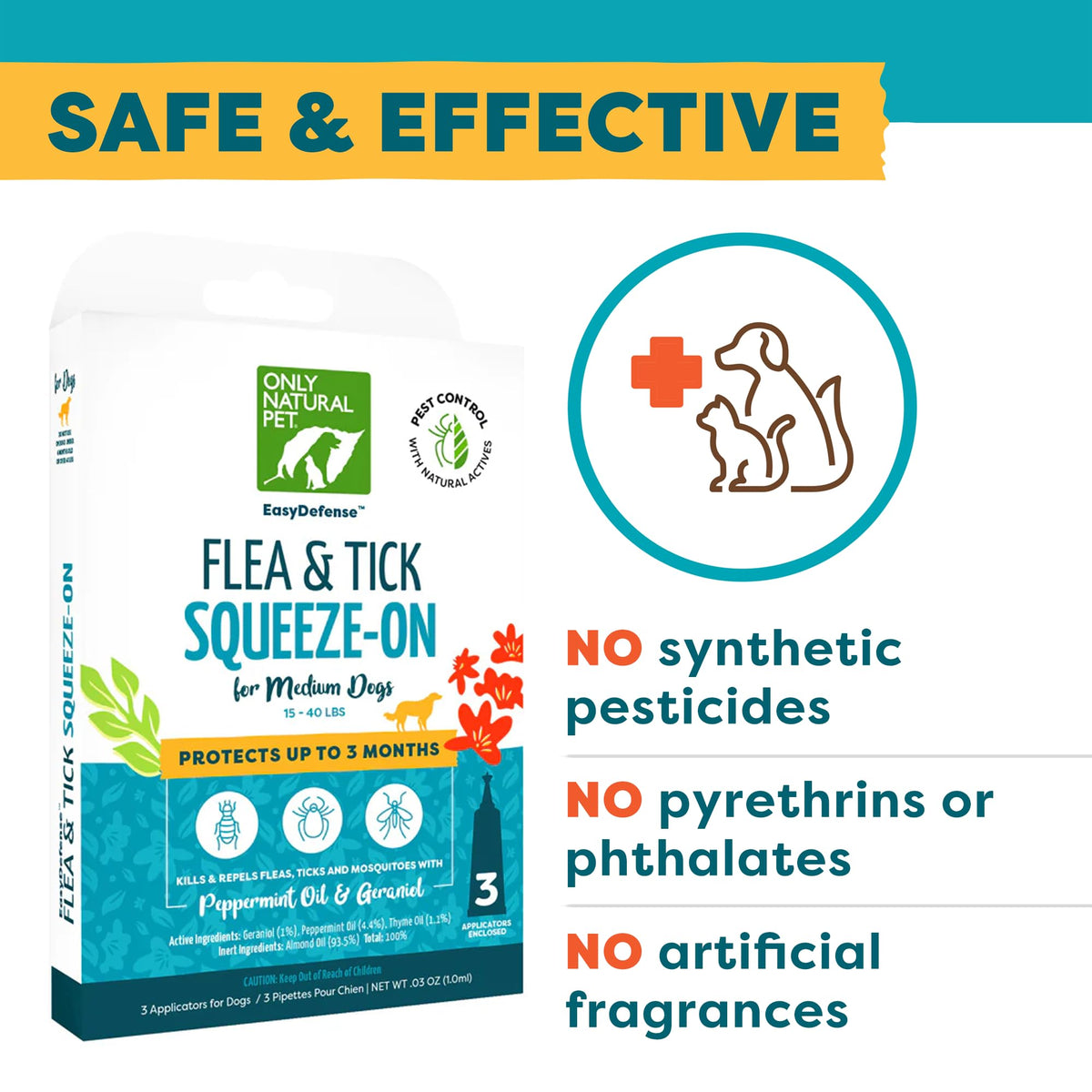 Flea and Tick Prevention for Large Breed Dogs D7302