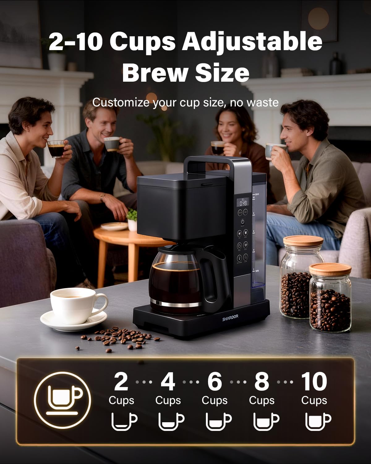 10-Cup Programmable Drip Coffee Maker K387916