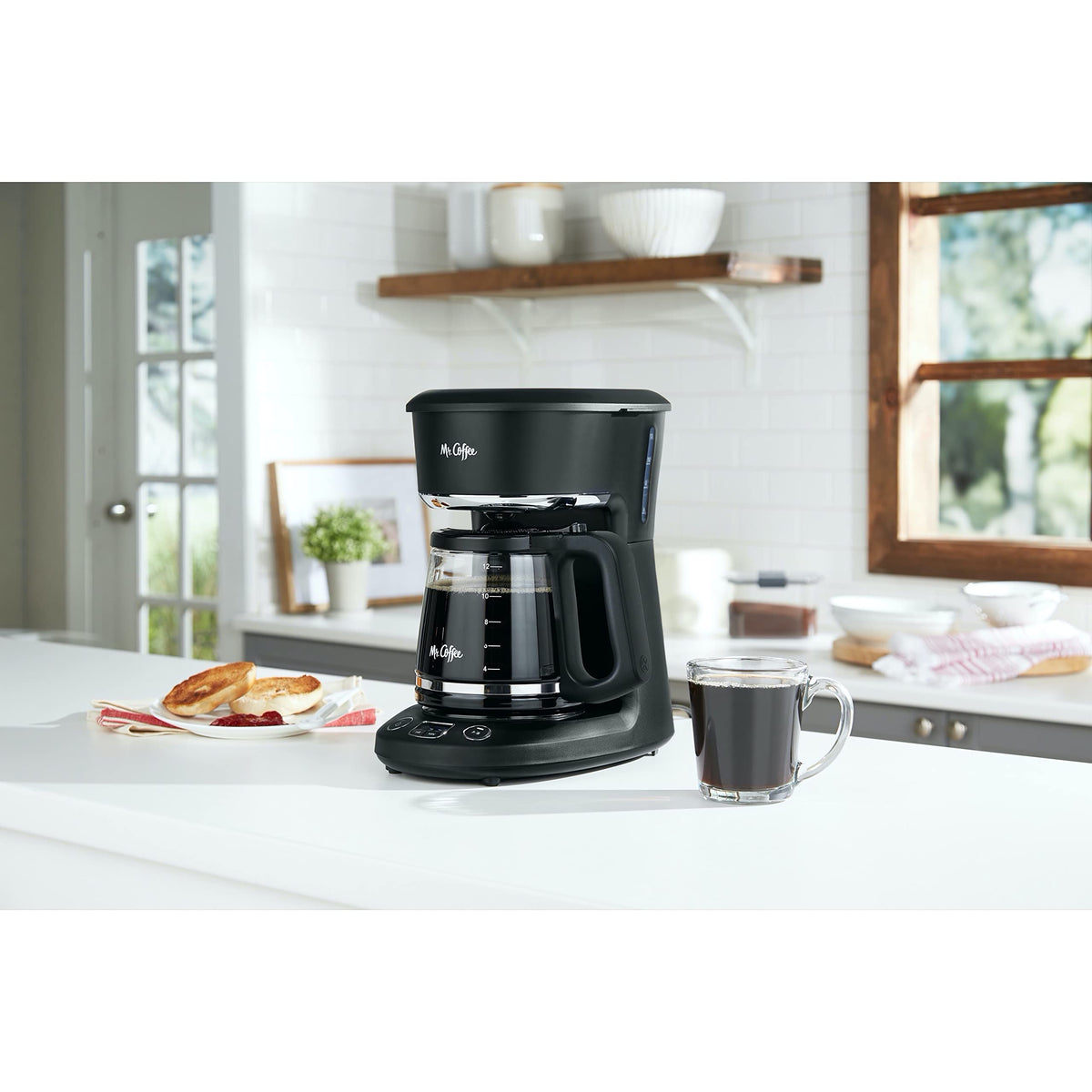 12-Cup Programmable Coffeemaker Black J77178