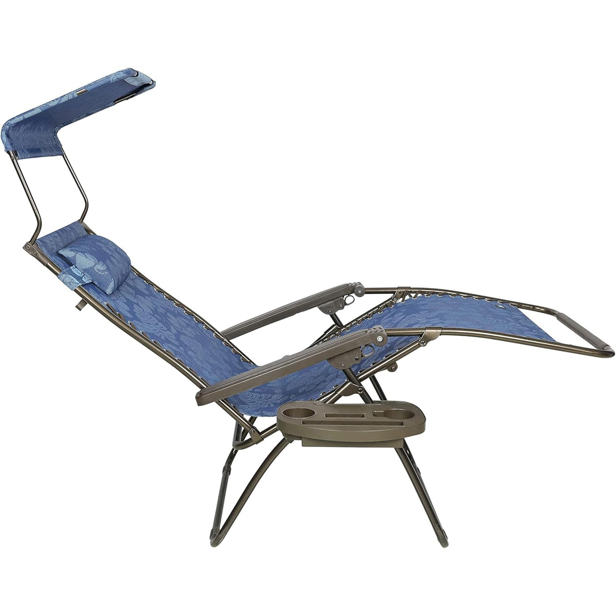 Blue Set of 2 Zero Gravity Outdoor Lounge Chair I52100