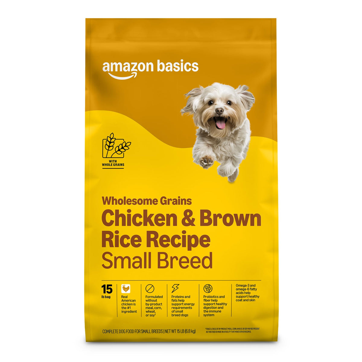 Chicken and Brown Rice Dry Dog Food 15 lb Bag Z70510