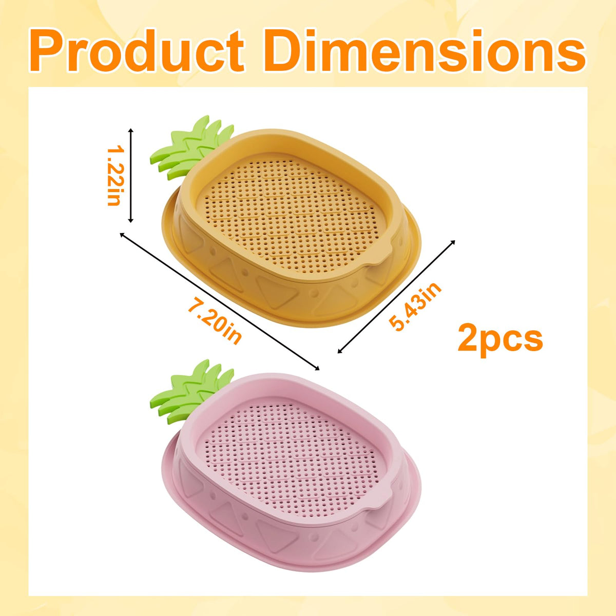 2 Pack Hydroponic Cat Grass Planter F9397