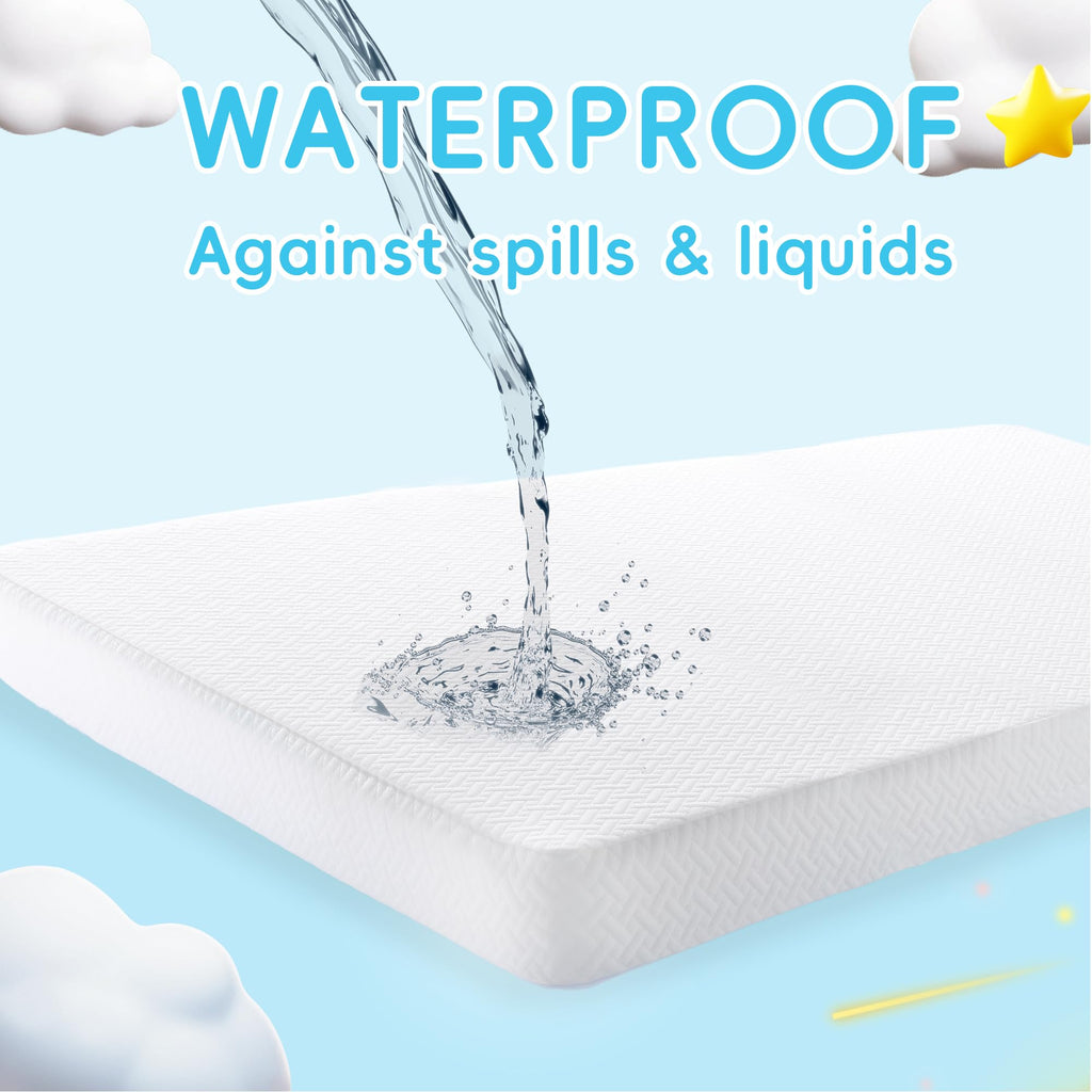 Pack and Play Mattress 38"x26" with Waterproof Washable Cover J76400