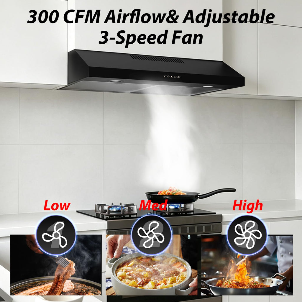 30 inch Under Cabinet Stainless Steel Range Hood G8550
