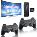 Plug and Play Retro Game Console with 4K HDMI Output, 2.4G Wireless Controllers, 64GB Memory Card P567492
