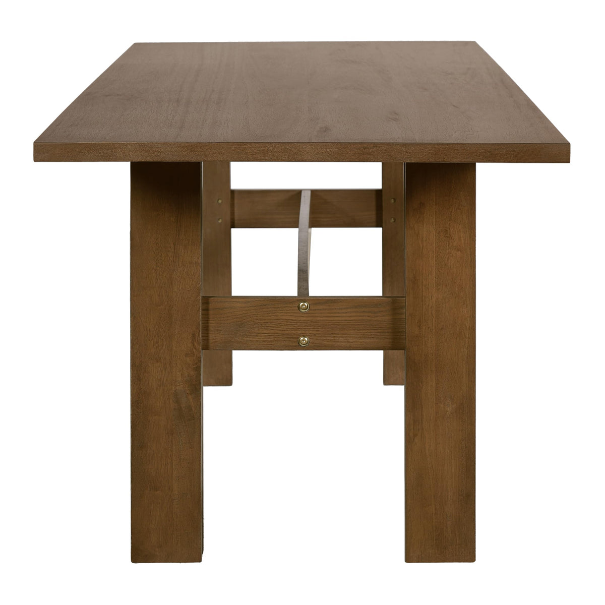 7-Piece Rubber Wood Dining Table Set with Chairs N5931