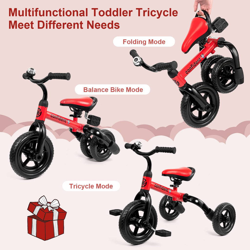 Tricycle for Toddlers 2-5 Years, 3 in 1 Folding Bike V551917