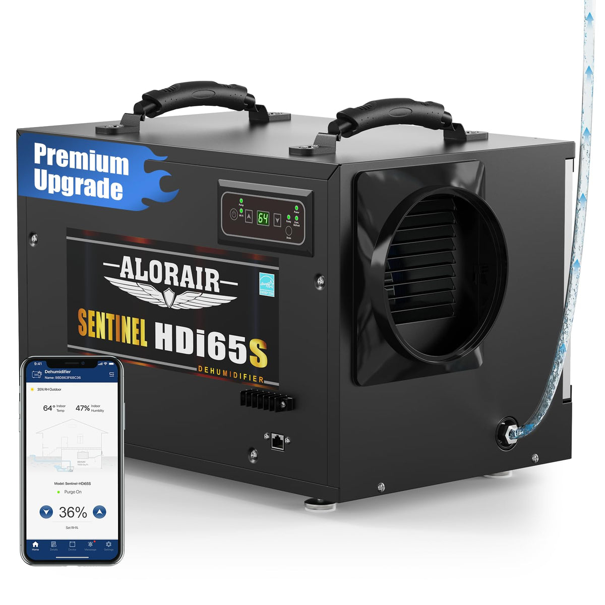 120 Pints Wi-Fi Dehumidifier with Pump H922