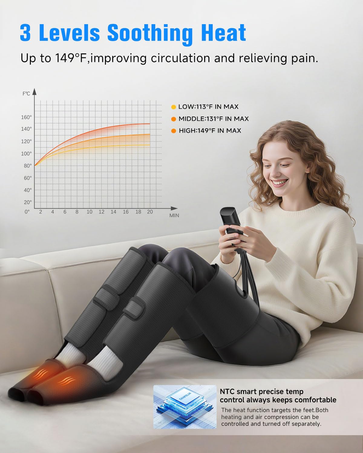 Black Leg Compression Boots Z53965