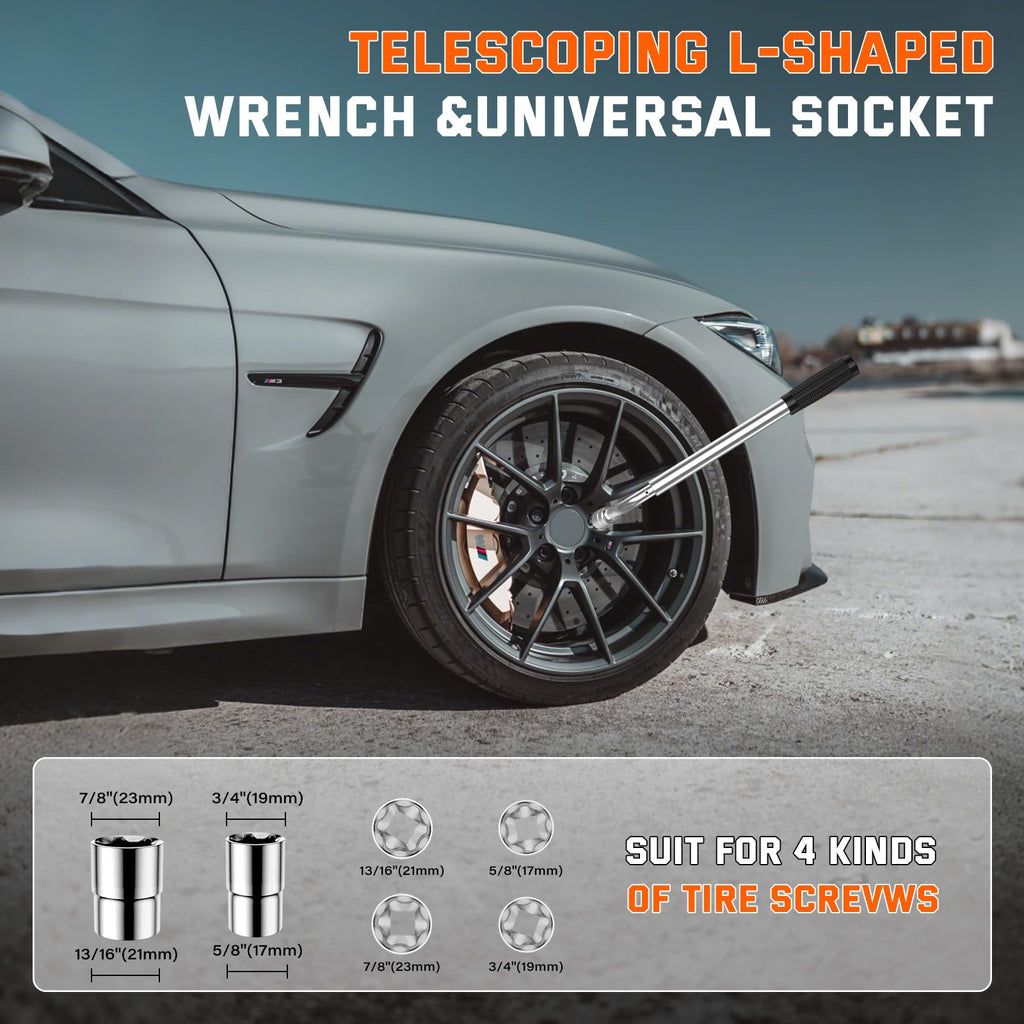 3 Ton Scissor Jack with Lug Wrench U50453