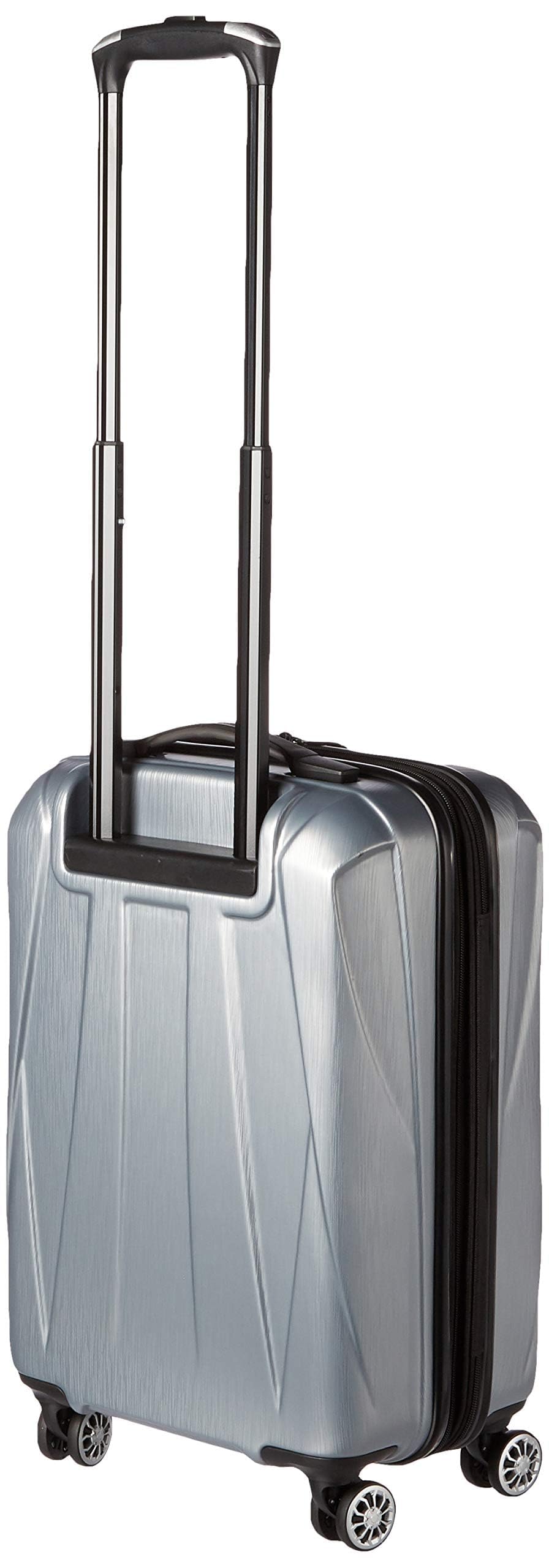 Hardside Expandable Spinner Luggage Silver Carry-On 20-Inch V411564