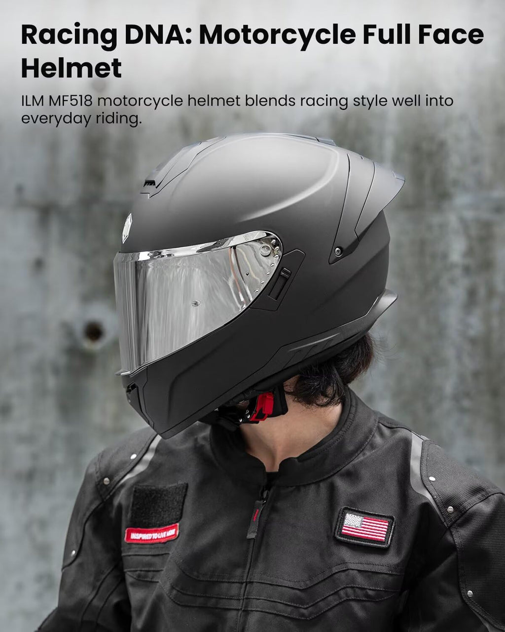 Full Face Motorcycle Helmet DOT L8087