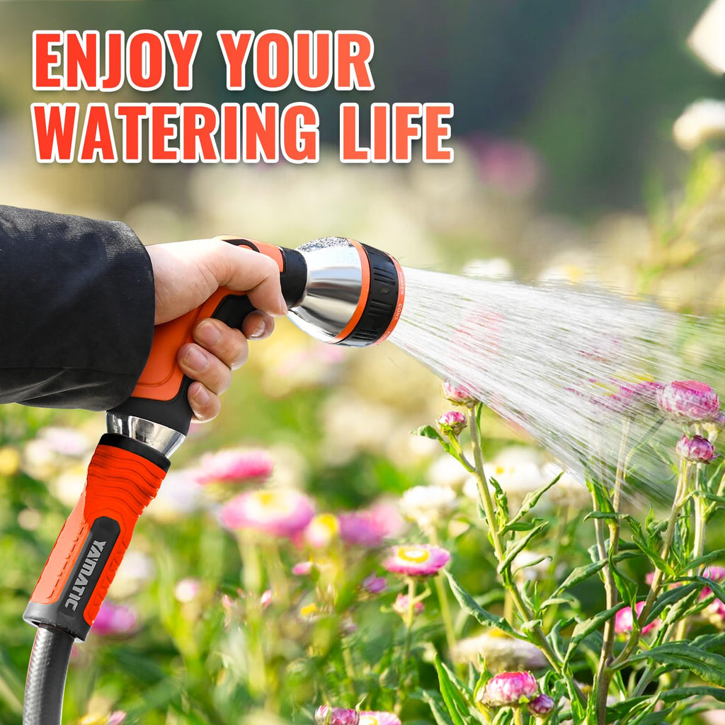 100FT Garden Hose with 10 Function Nozzle S961