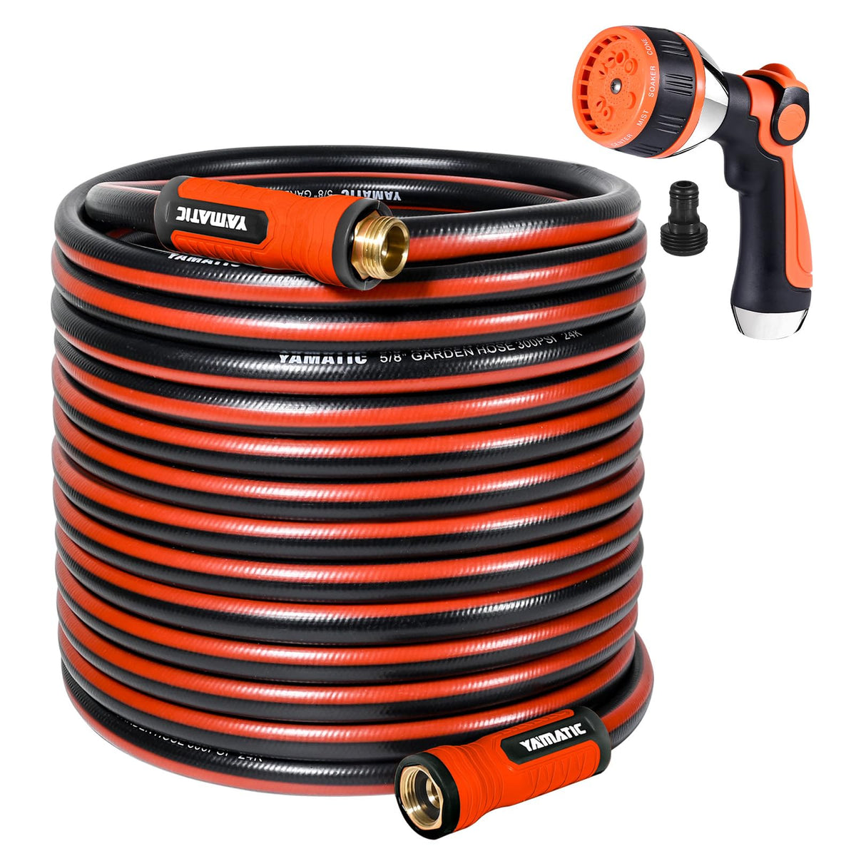 100FT Garden Hose with 10 Function Nozzle S961