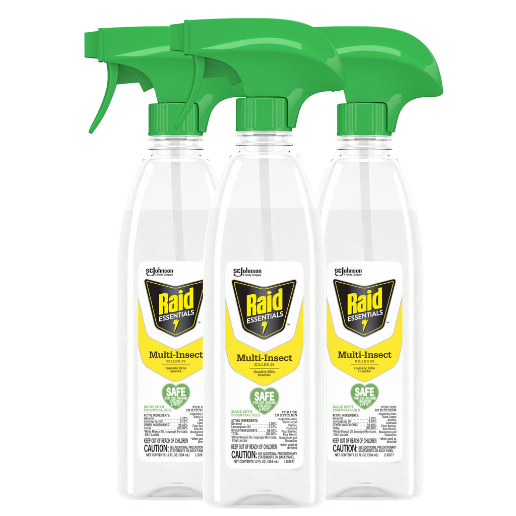 Multi-Insect Killer Spray Bottle 12 oz (Pack of 3) N574