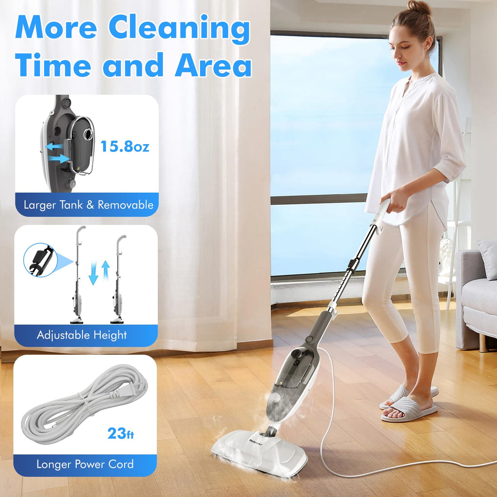 11-in-1 Handheld Detachable Adjustable Steam Mop F788