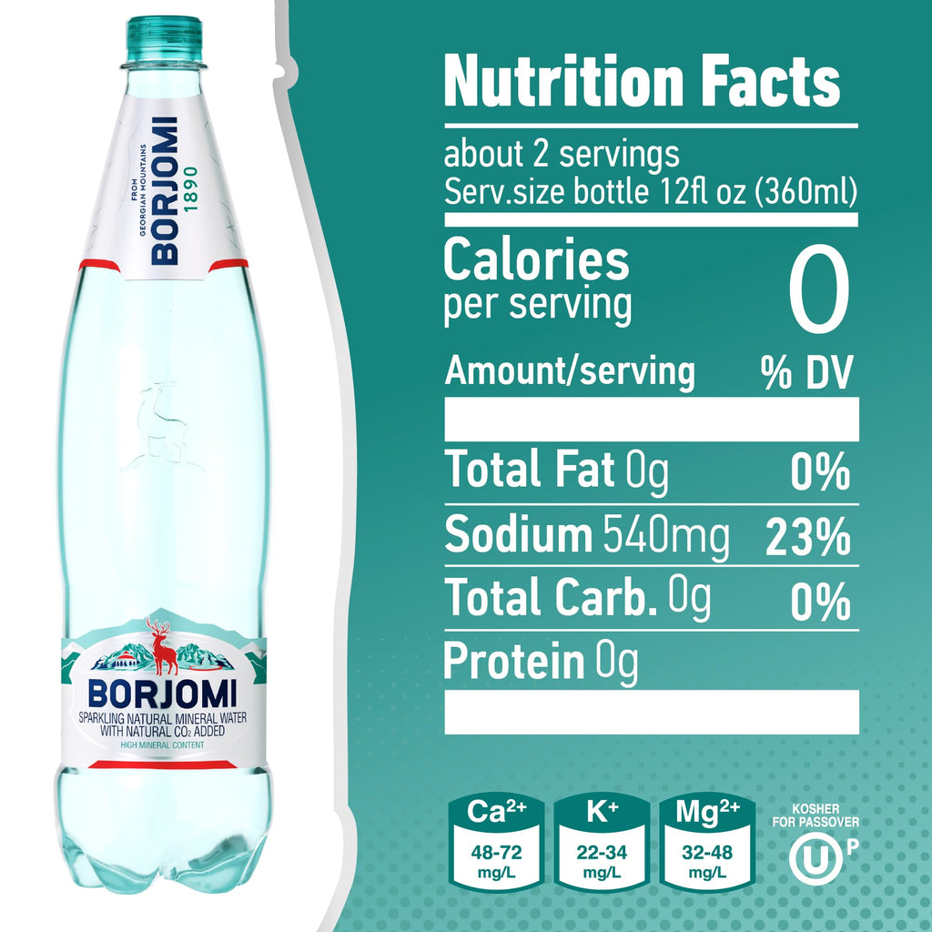 Sparkling Mineral Water 33.8 oz 6 Pack Q2769