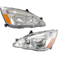 Headlight Left Right Clear Lens S1130