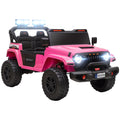 24V 2-Seater Kids Ride on Truck Car Pink O370