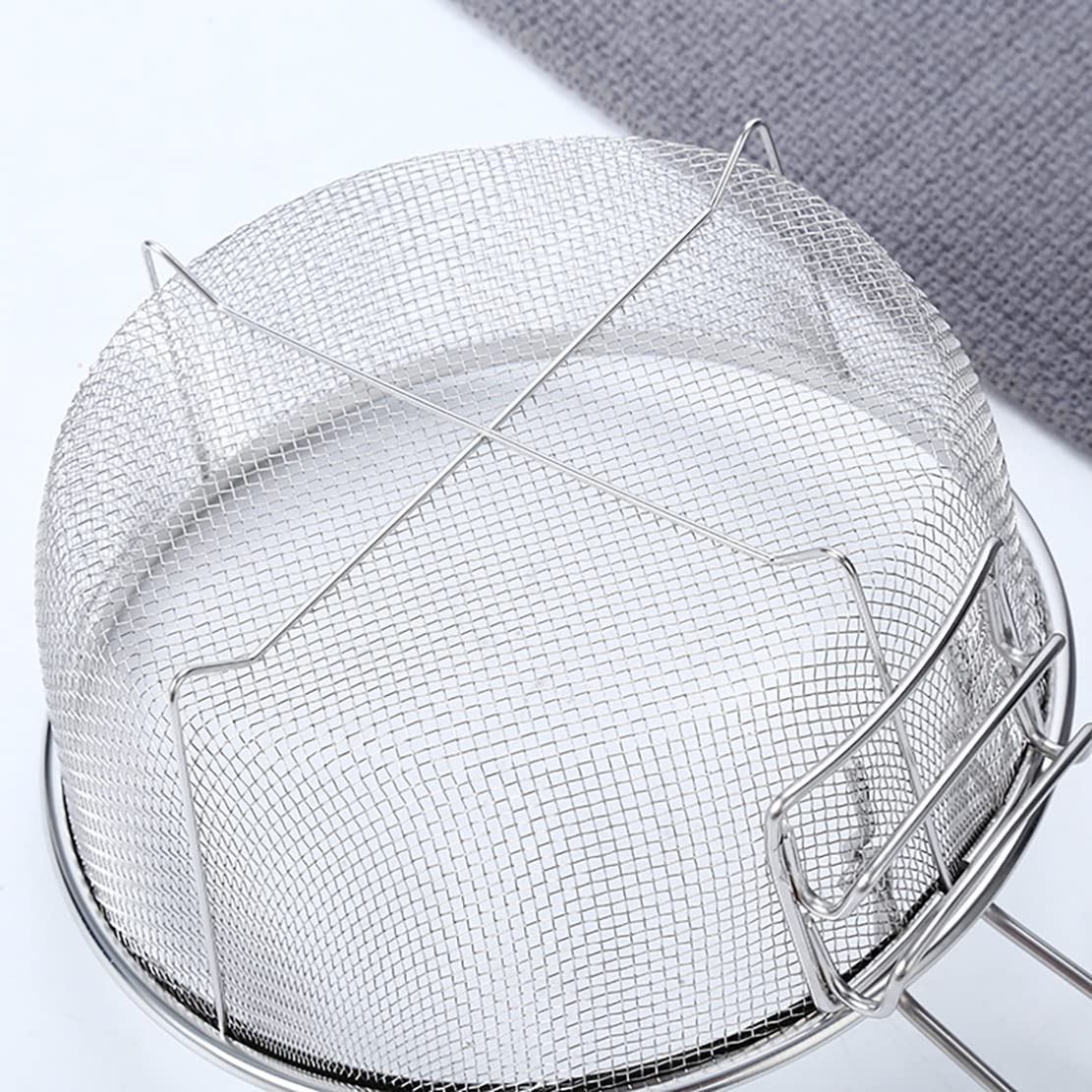 Stainless Steel Deep Fry Basket with Detachable Handle M539153