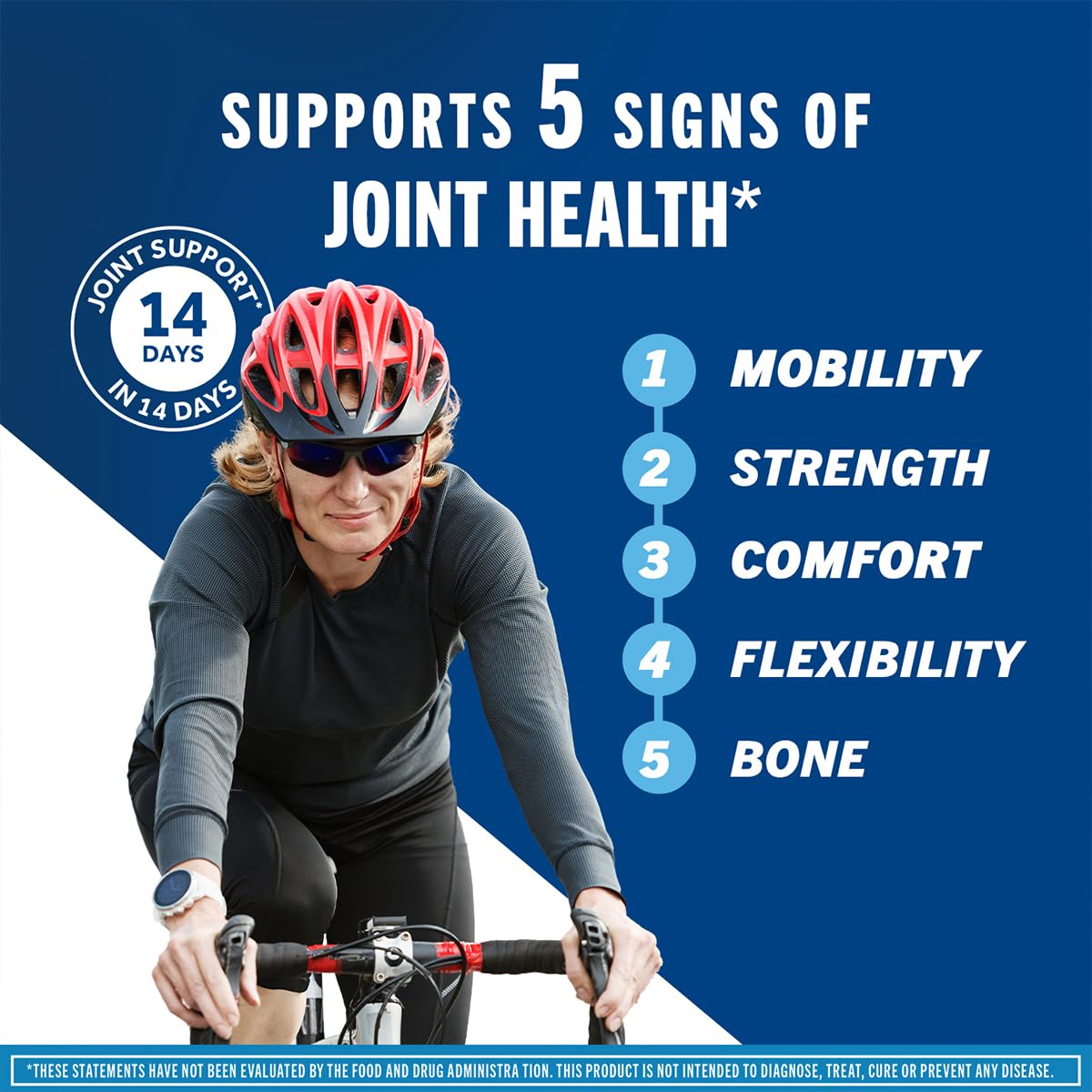 Glucosamine Chondroitin MSM Vitamin D3 Joint Support Supplement 120 Tablets 2 Pack K323