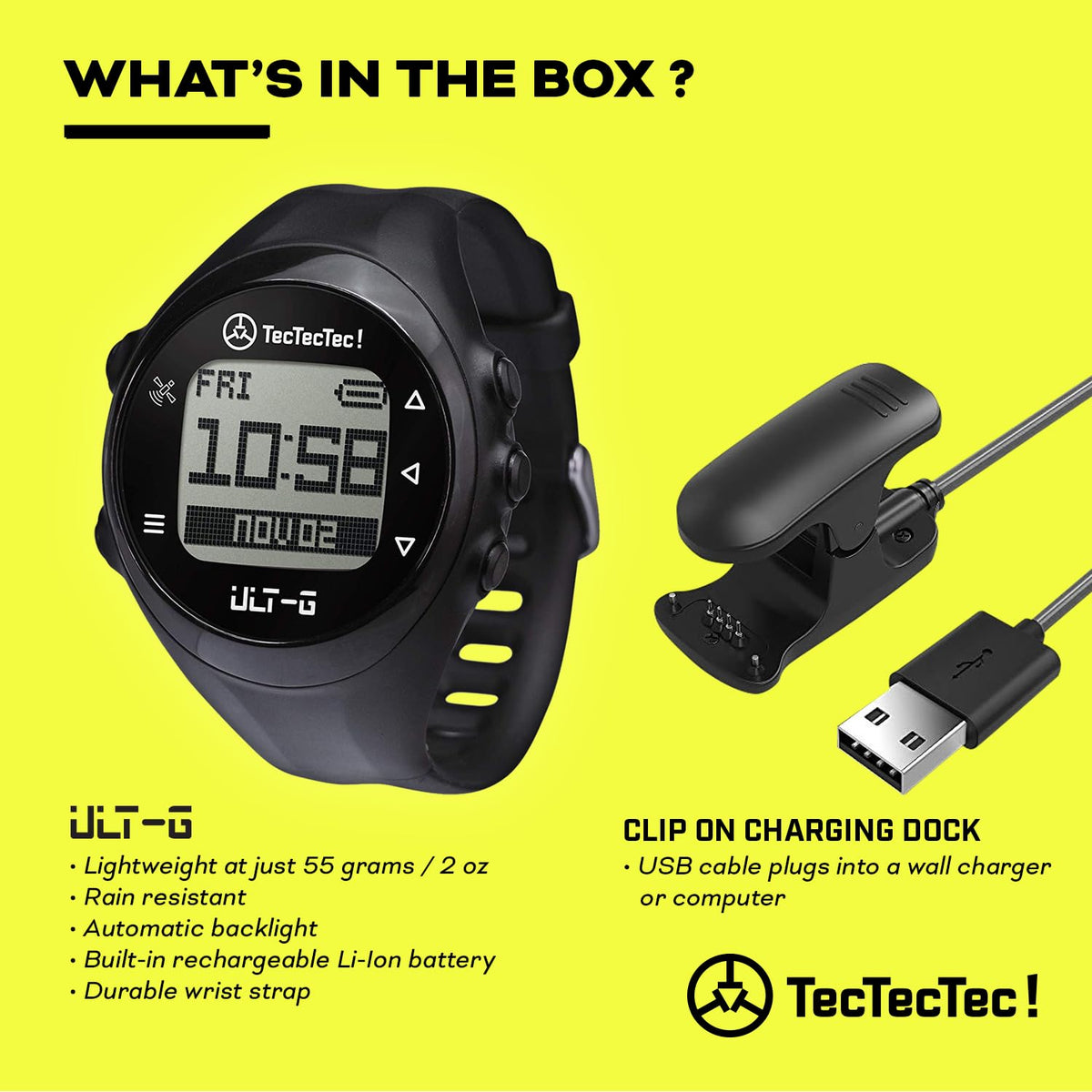 Golf GPS Watch Black P864