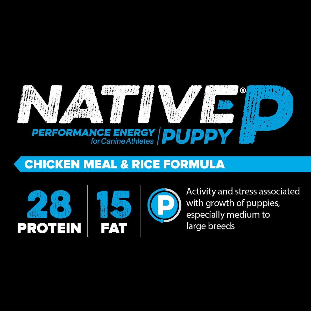 Chicken Meal and Rice Puppy Food 40 Pound Bag O334