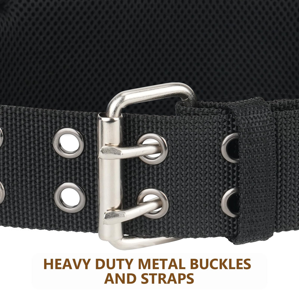 4-Inch Padded Heavy Duty Tool Belt with Suspenders H487971